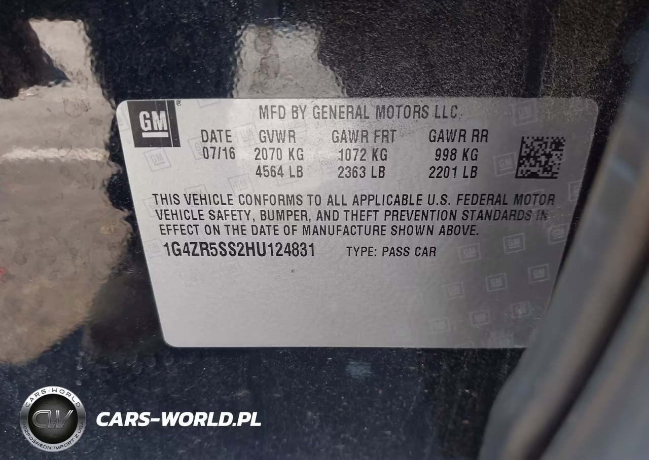 2017 Buick Lacrosse Premium VIN:1G4ZR5SS2HU124831 - 9