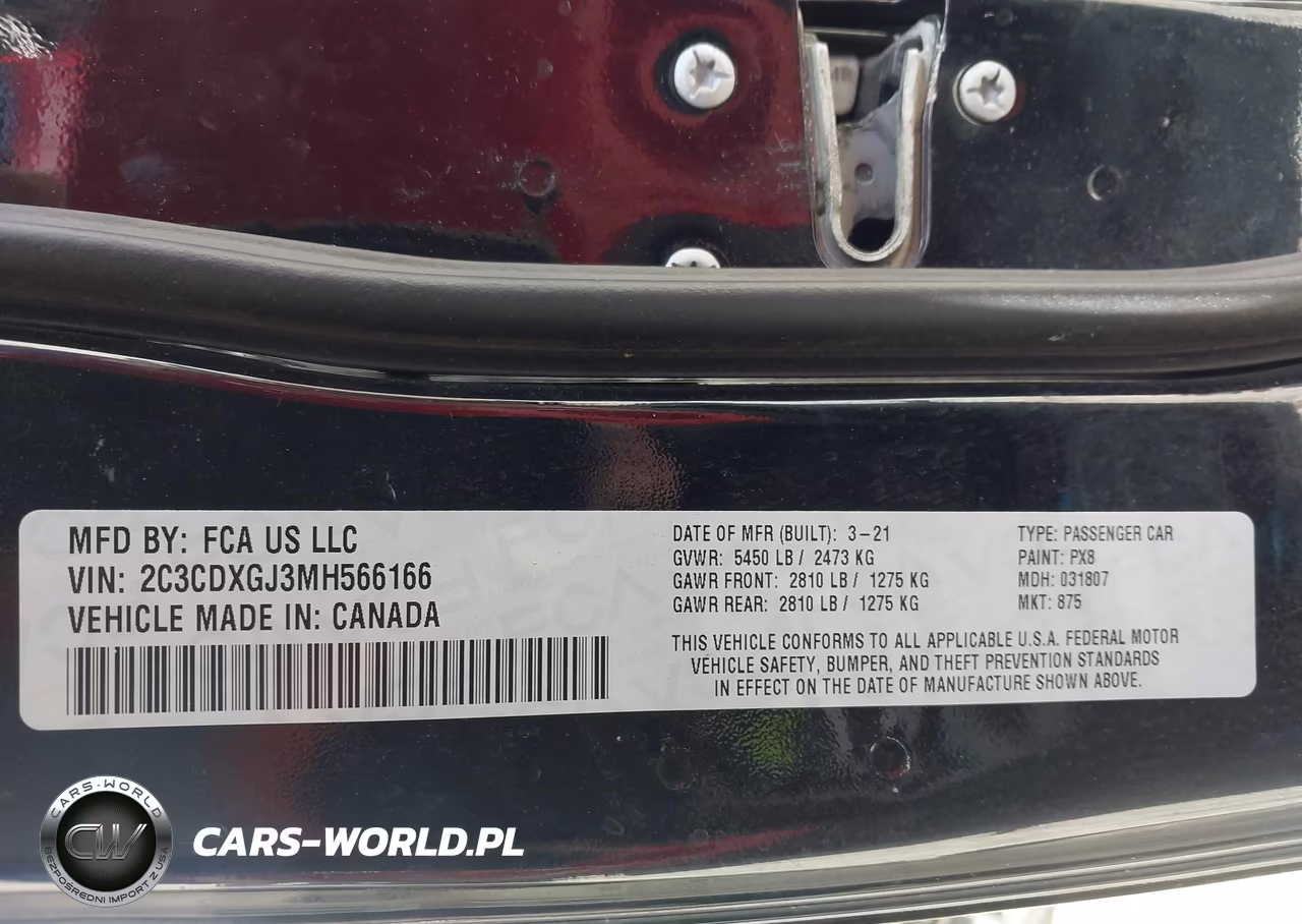 2021 Dodge Charger Scat Pack Rwd VIN:2C3CDXGJ3MH566166 - 9