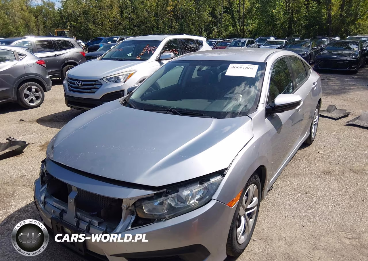 2018 Honda Civic Lx VIN:19XFC2F53JE002642 - 2