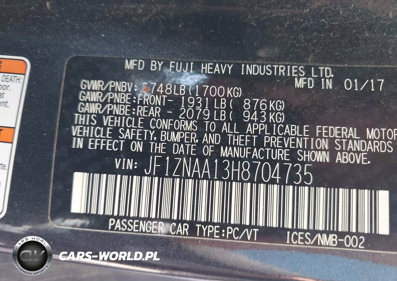 2017 Toyota 86 VIN:JF1ZNAA13H8704735 - 9