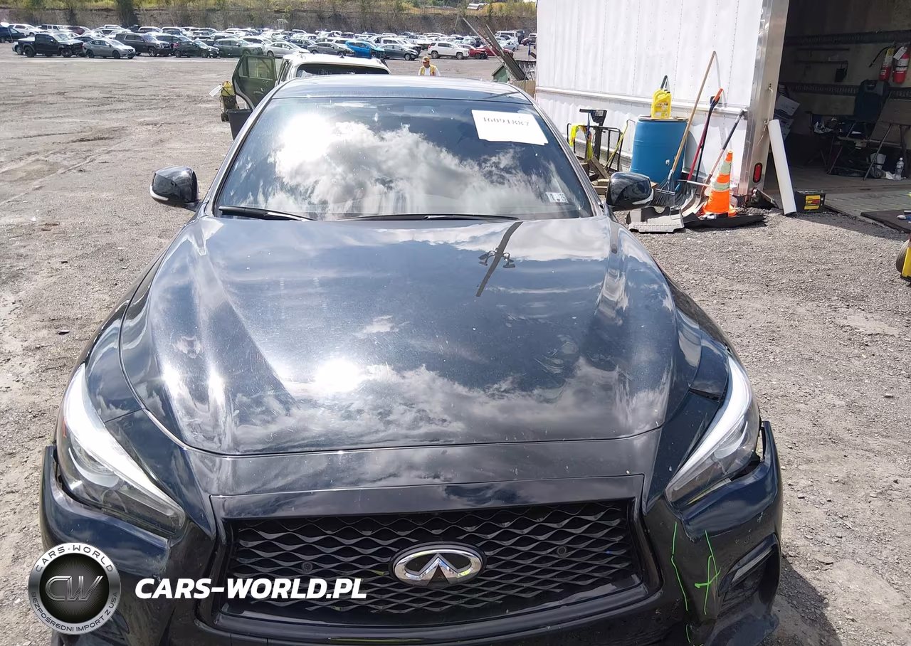 2023 Infiniti Q50 Red Sport 400 Awd VIN:JN1FV7DRXPM590551 - 12