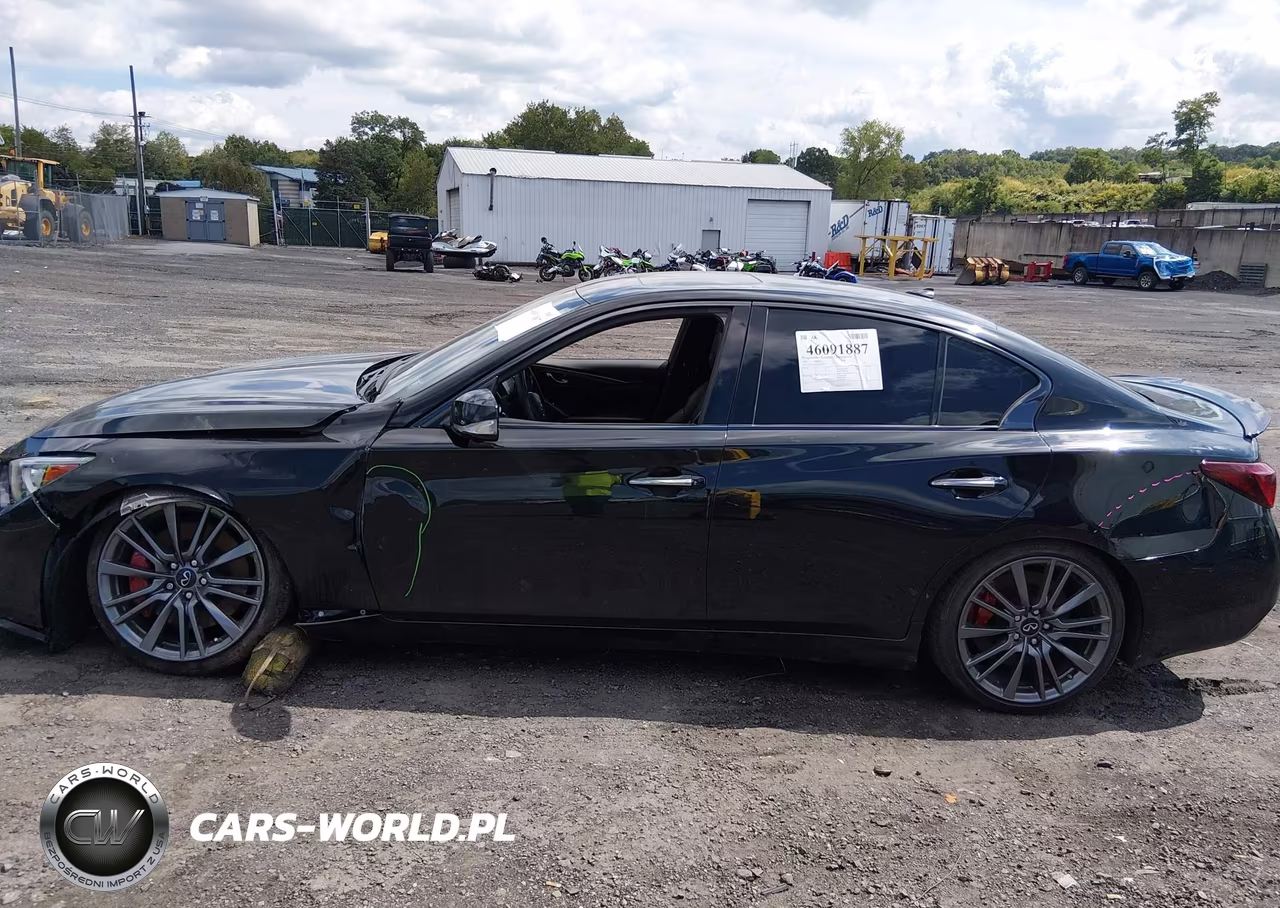 2023 Infiniti Q50 Red Sport 400 Awd VIN:JN1FV7DRXPM590551 - 14