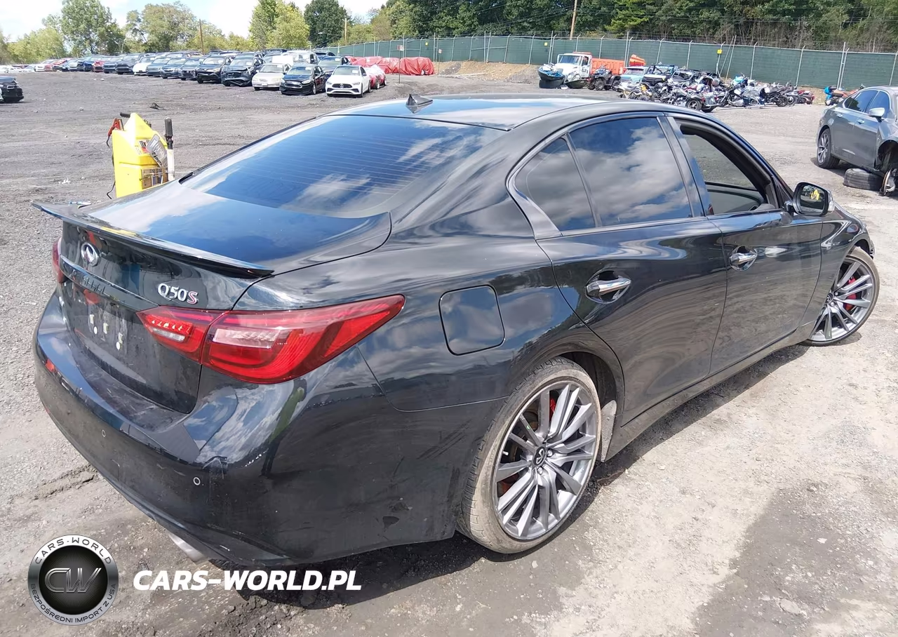 2023 Infiniti Q50 Red Sport 400 Awd VIN:JN1FV7DRXPM590551 - 4