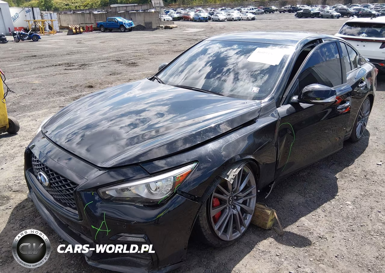 2023 Infiniti Q50 Red Sport 400 Awd VIN:JN1FV7DRXPM590551 - 6