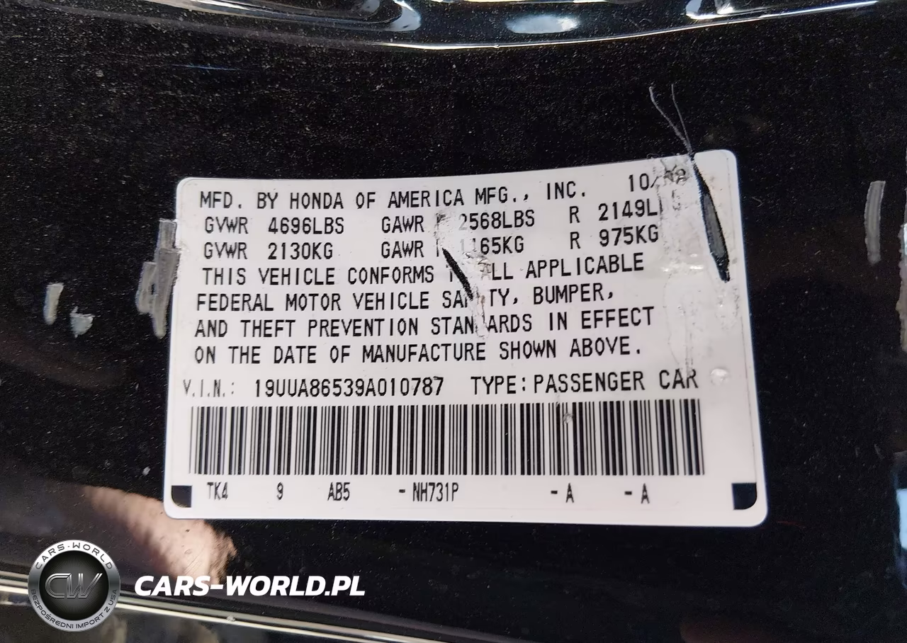 2009 Acura Tl 3.5 VIN:19UUA86539A010787 - 9
