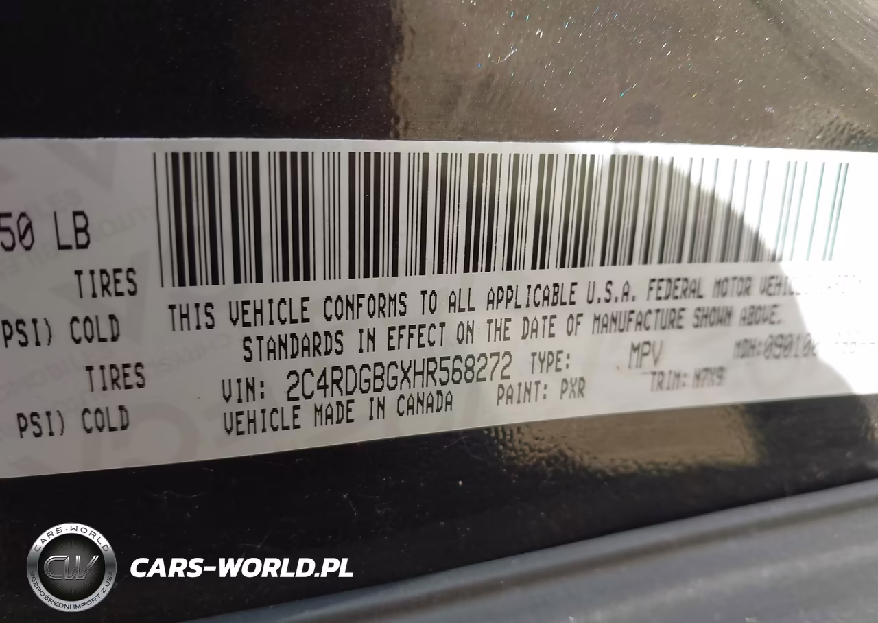 2017 Dodge Grand Caravan Se Plus VIN:2C4RDGBGXHR568272 - 9