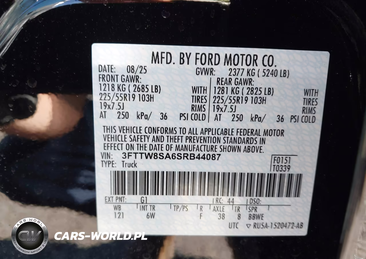 2025 Ford Maverick Lariat VIN:3FTTW8SA6SRB44087 - 9
