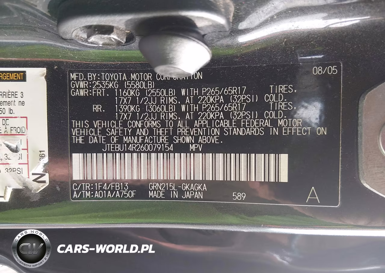 2006 Toyota 4Runner Sr5 Sport V6 VIN:JTEBU14R260079154 - 9