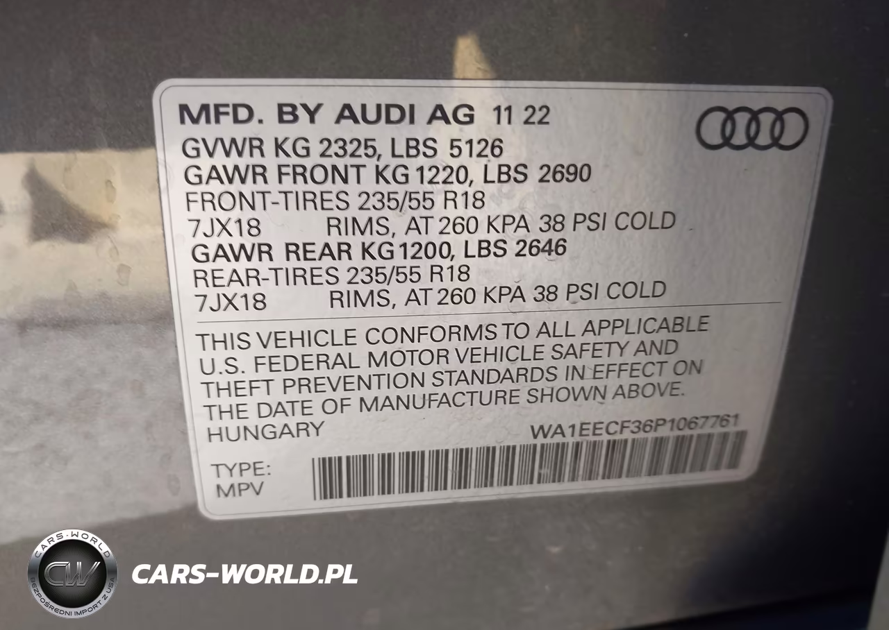 2023 Audi Q3 Premium Plus 45 Tfsi S Line Quattro Tiptronic VIN:WA1EECF36P1067761 - 9