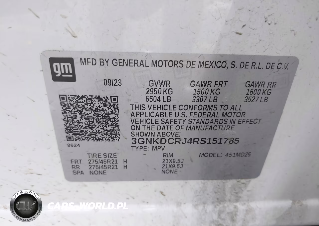 2024 Chevrolet Blazer Ev Eawd Rs VIN:3GNKDCRJ4RS151785 - 9