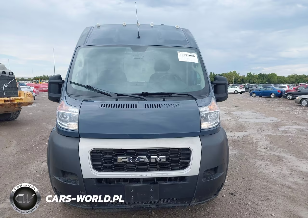 2019 Ram Promaster 3500 Cargo Van High Roof 159 Wb Ext VIN:3C6URVJG0KE553605 - 12