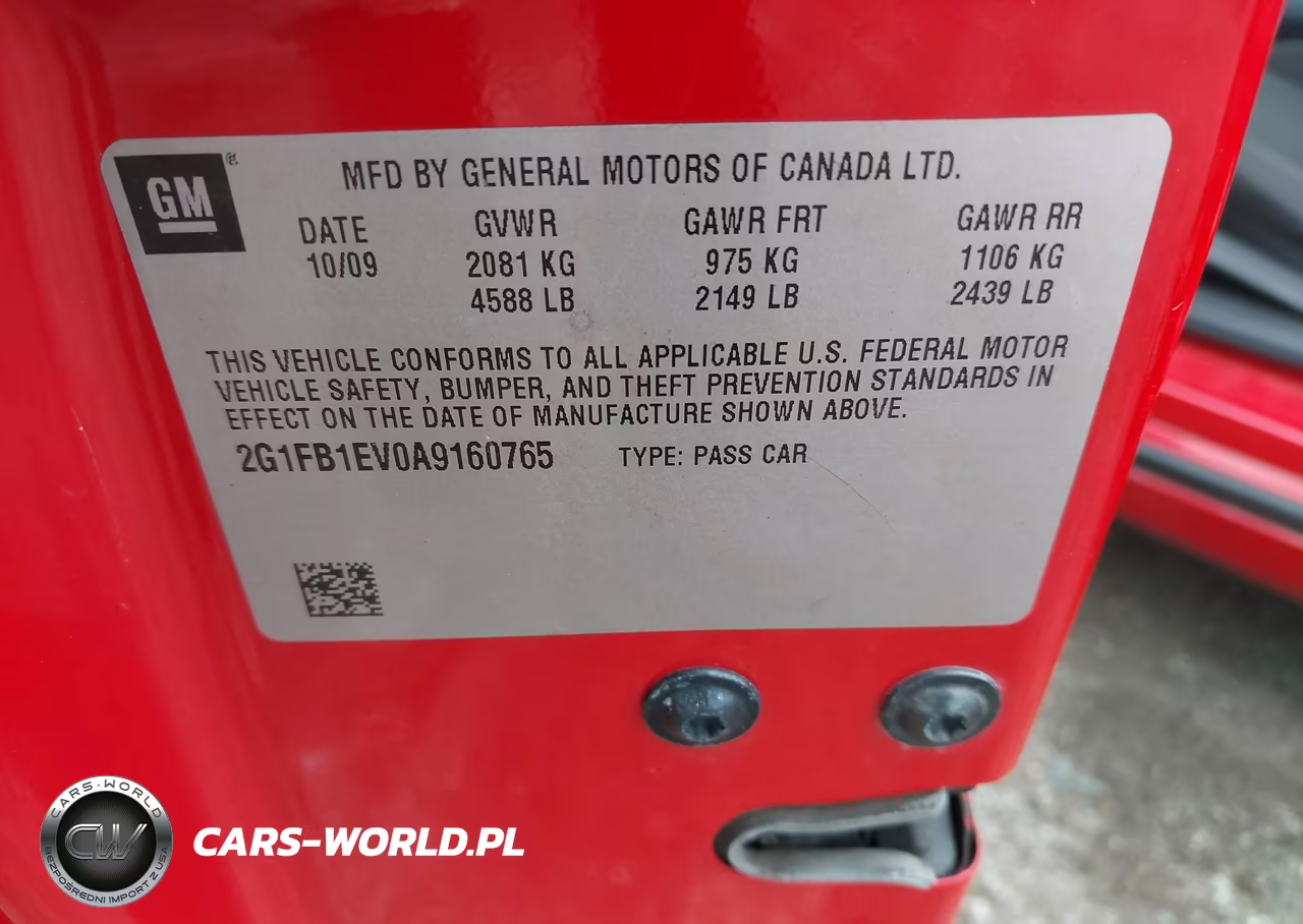 2010 Chevrolet Camaro 1Lt VIN:2G1FB1EV0A9160765 - 9