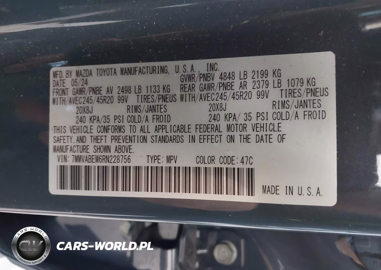 2024 Mazda Cx-50 2.5 S Premium Plus VIN:7MMVABEM6RN228756 - 9