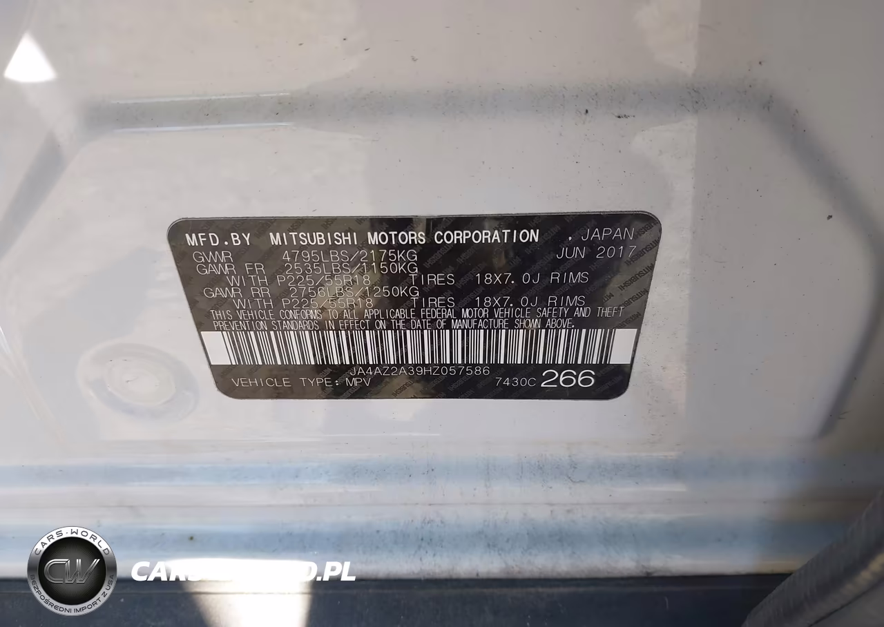 2017 Mitsubishi Outlander Es VIN:JA4AZ2A39HZ057586 - 9