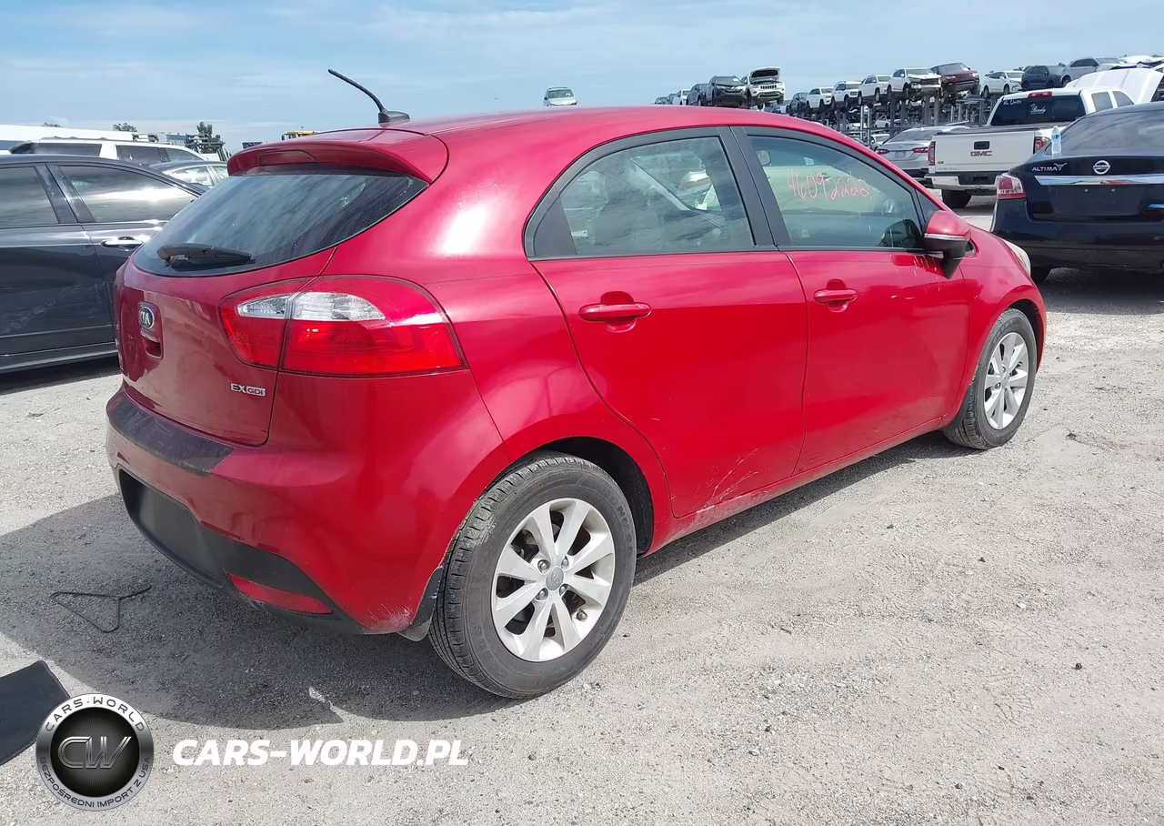 2013 Kia Rio Ex VIN:KNADN5A37D6241465 - 4