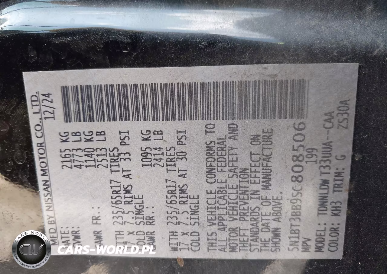 2025 Nissan Rogue Rock Creek VIN:5N1BT3BB9SC808506 - 9