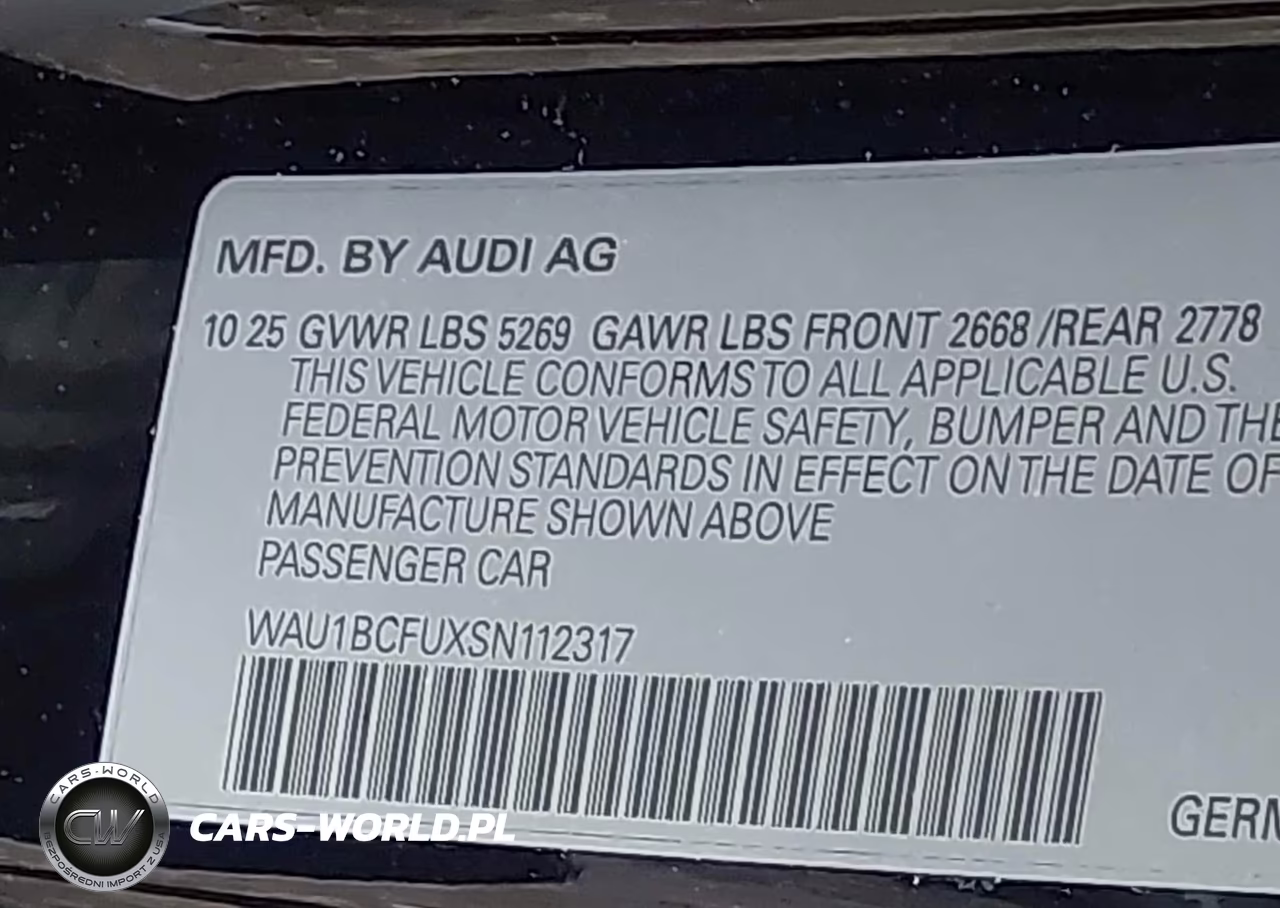 2025 Audi All-New A5 Premium Tfsi Quattro S Tronic VIN:WAU1BCFUXSN112317 - 9