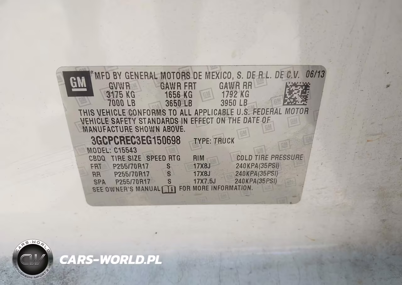 2014 Chevrolet Silverado 1500 1Lt VIN:3GCPCREC3EG150698 - 7