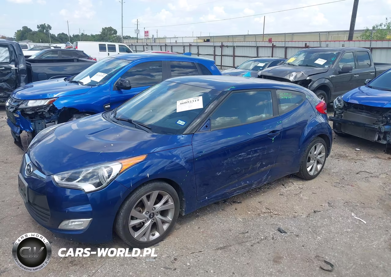 2017 Hyundai Veloster VIN:KMHTC6AD1HU323658 - 6
