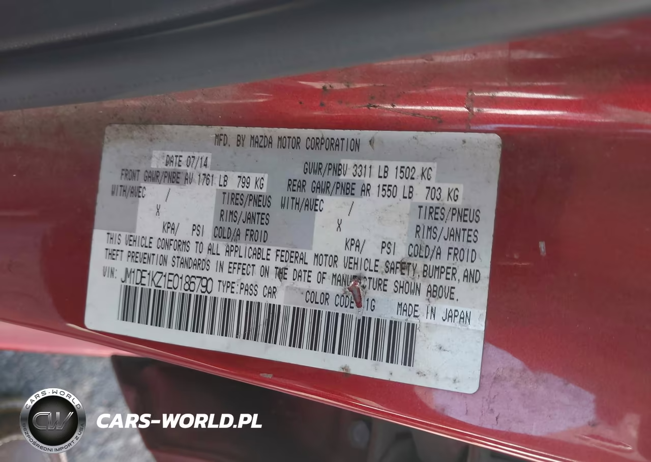 2014 Mazda Mazda2 Sport VIN:JM1DE1KZ1E0186790 - 9