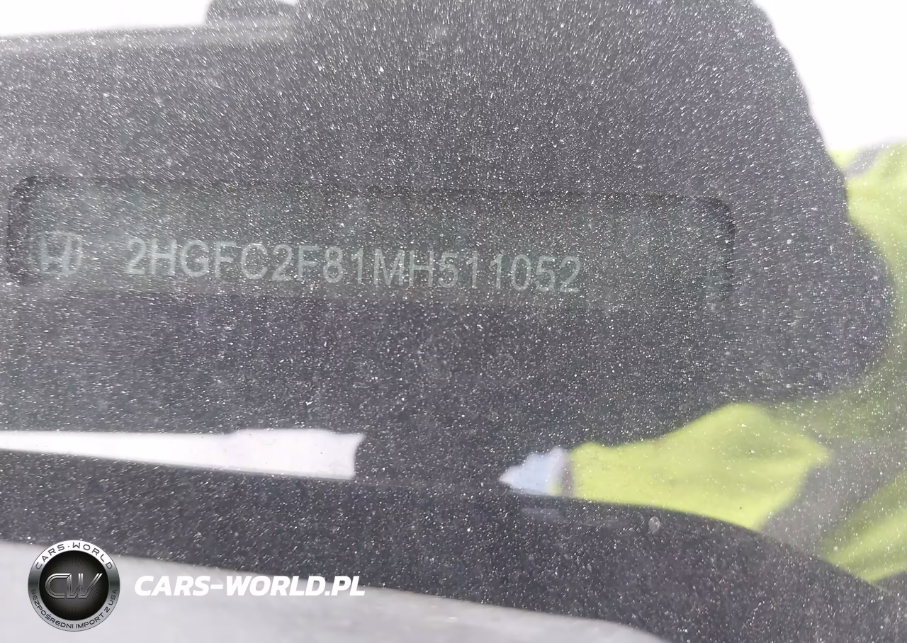 2021 Honda Civic Sport VIN:2HGFC2F81MH511052 - 9