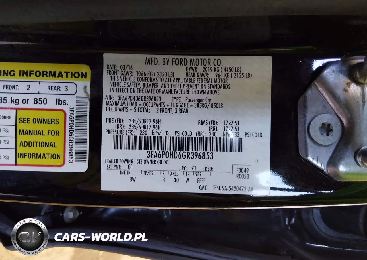 2016 Ford Fusion Se VIN:3FA6P0HD6GR396853 - 9