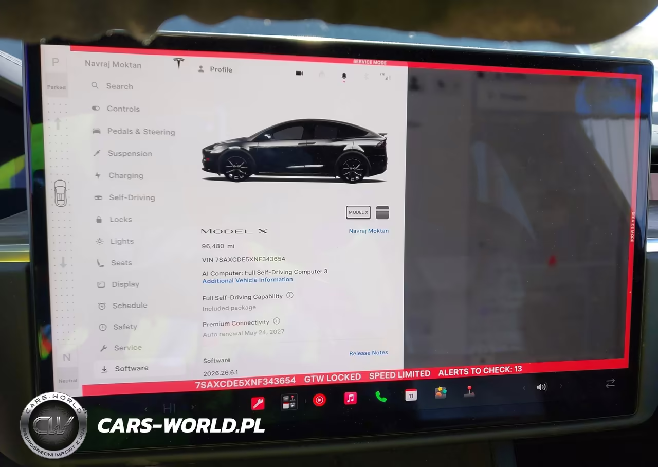 2022 Tesla Model X Dual Motor All-Wheel Drive-Plaid Tri Motor All-Wheel Drive VIN:7SAXCDE5XNF343654 - 7