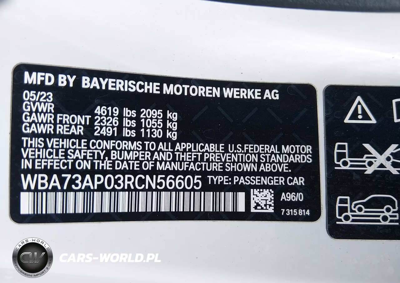 2024 BMW 430I xDrive VIN:WBA73AP03RCN56605 - 9