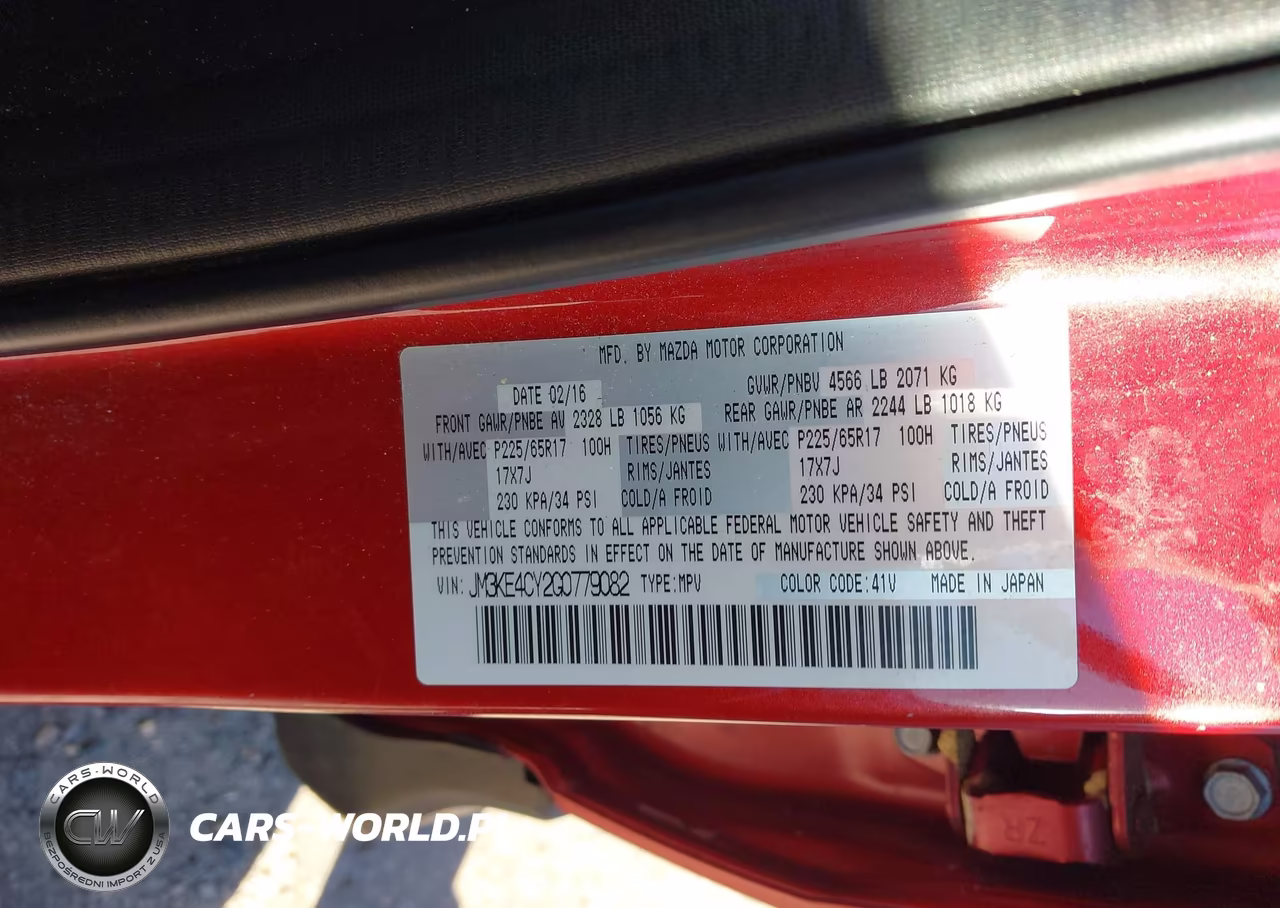 2016 Mazda Cx-5 Touring VIN:JM3KE4CY2G0779082 - 9
