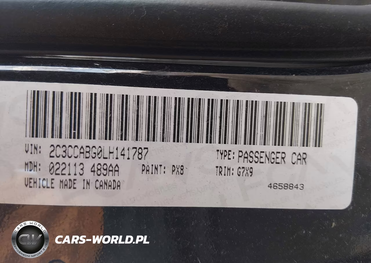 2020 Chrysler 300 300S VIN:2C3CCABG0LH141787 - 9