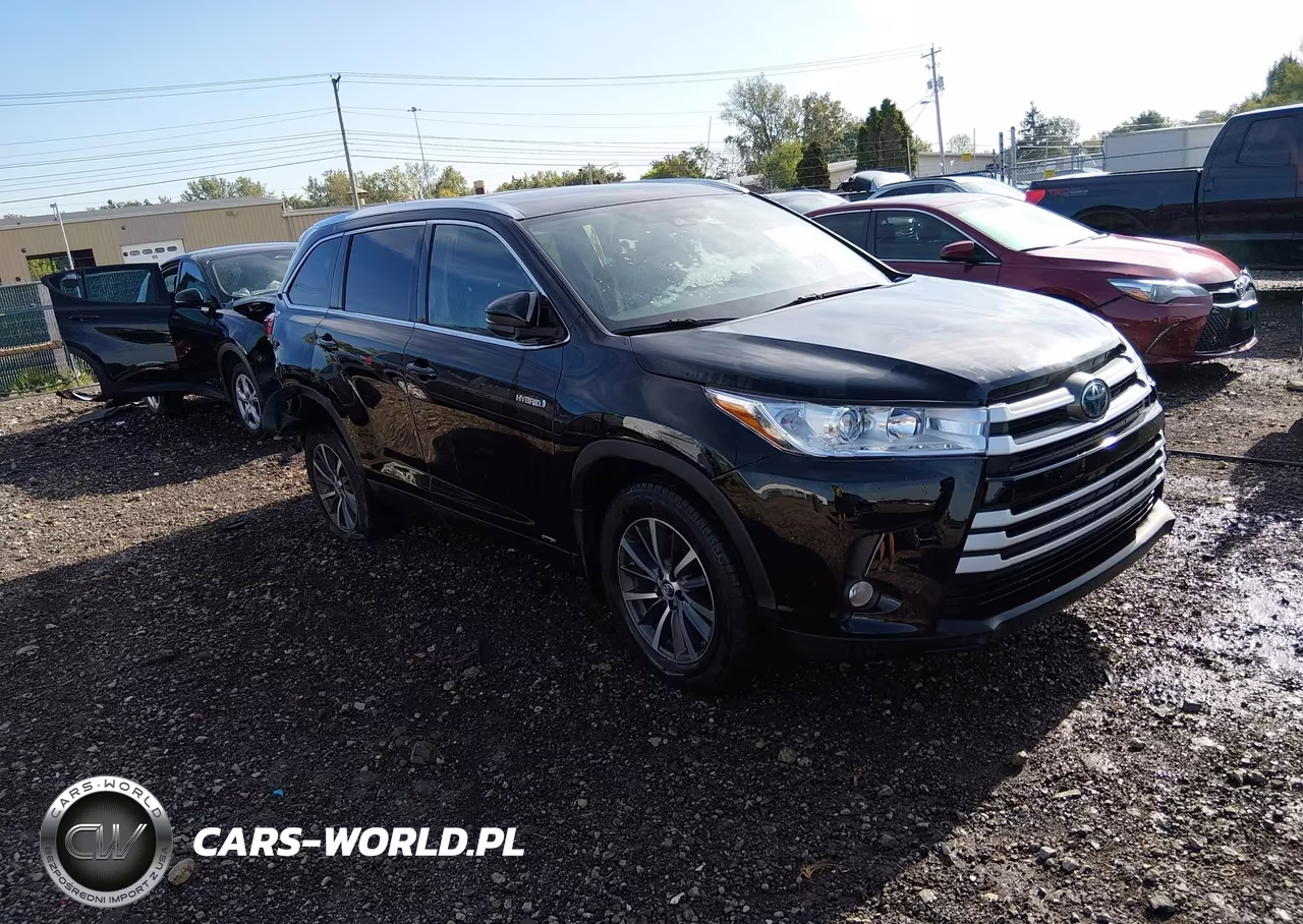 2019 Toyota Highlander Hybrid Xle VIN:5TDJGRFH2KS071332 - 1