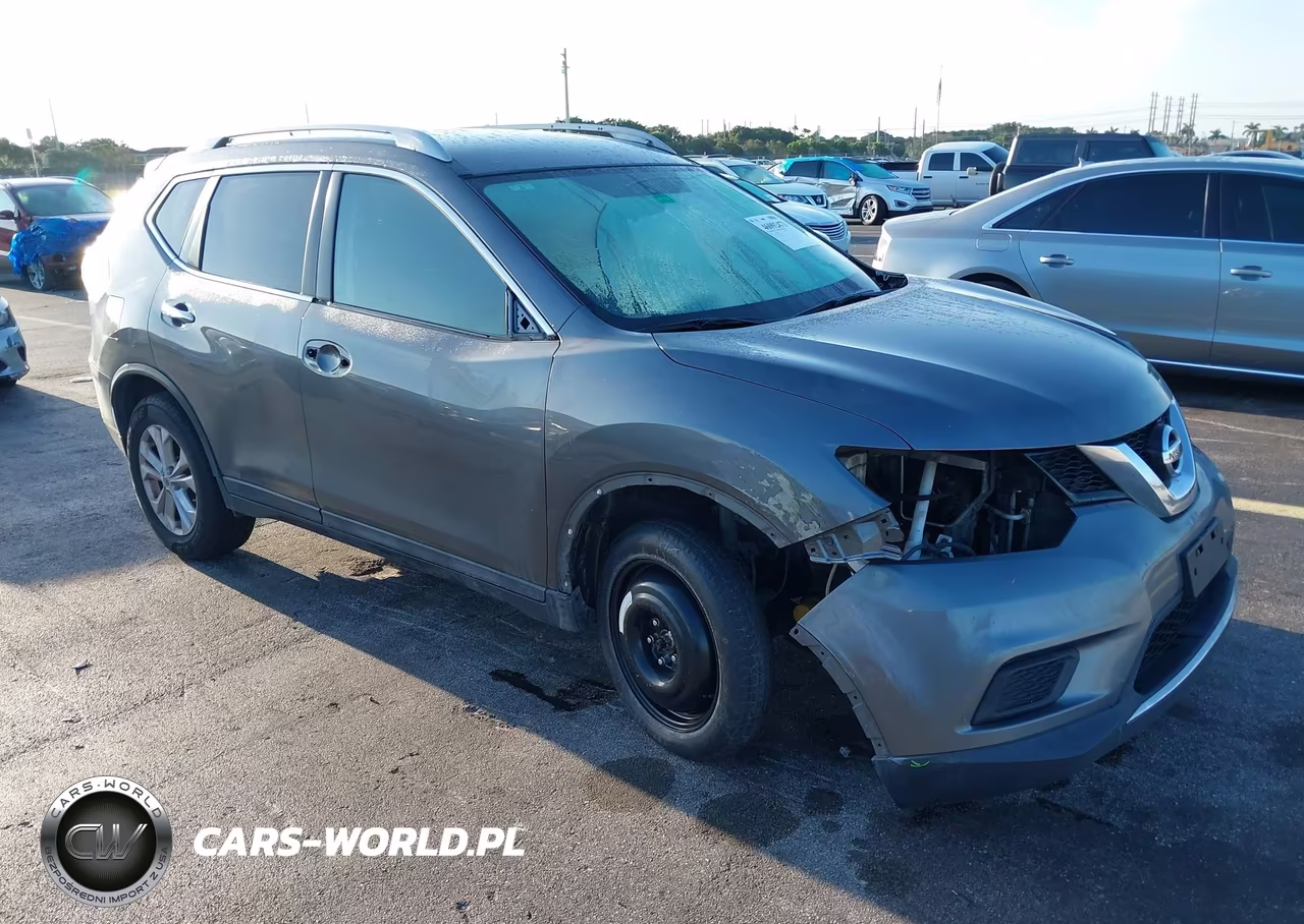 2014 Nissan Rogue S-Sl-Sv VIN:5N1AT2MV8EC841143 - 1