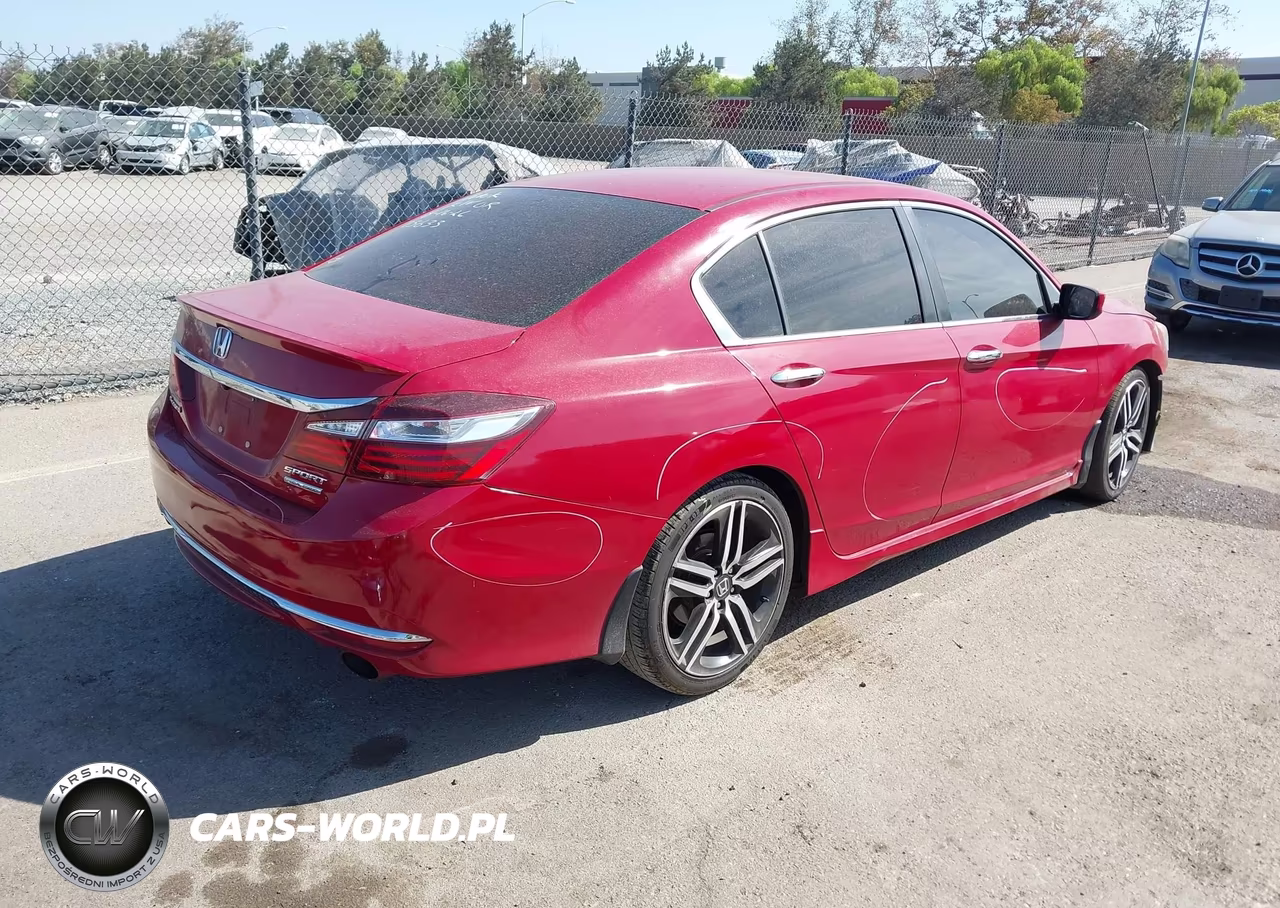 2017 Honda Accord Sport Se VIN:1HGCR2F10HA167562 - 4