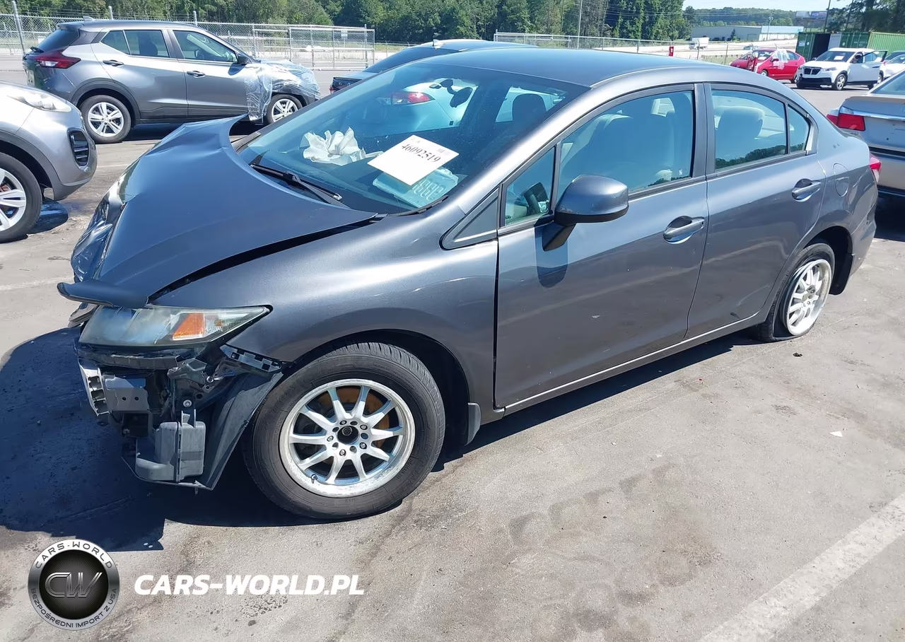 2013 Honda Civic Lx VIN:2HGFB2F5XDH566723 - 2