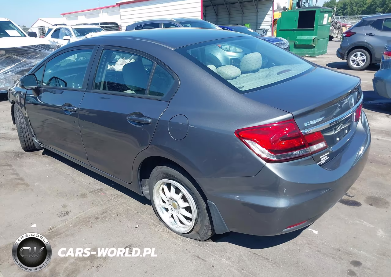 2013 Honda Civic Lx VIN:2HGFB2F5XDH566723 - 3