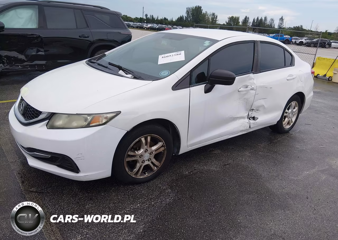 2015 Honda Civic Lx VIN:19XFB2F5XFE029654 - 2