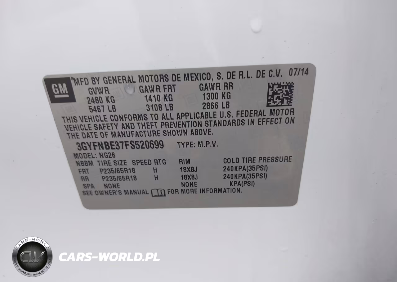 2015 Cadillac Srx Luxury Collection VIN:3GYFNBE37FS520699 - 9
