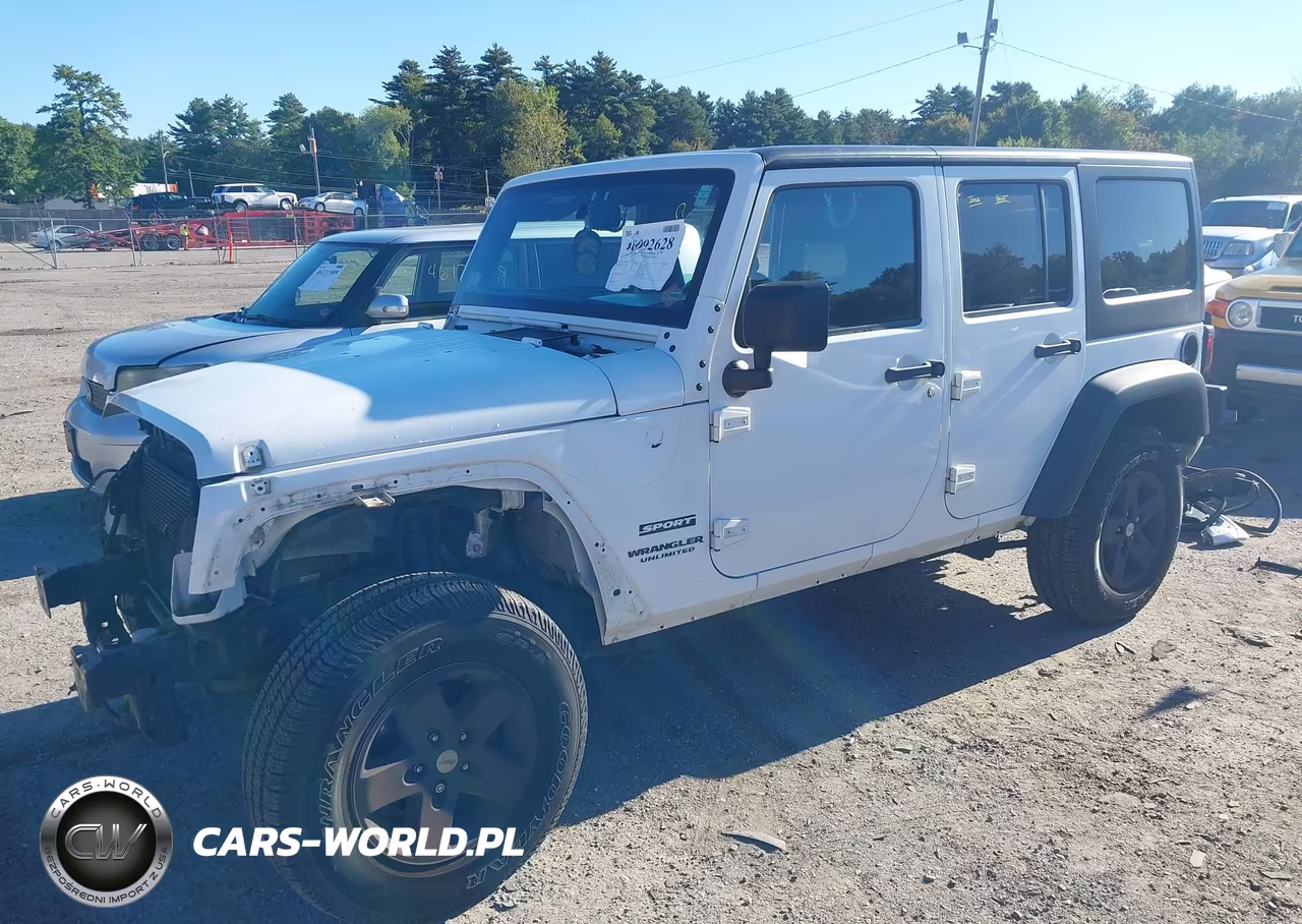 2016 Jeep Wrangler Unlimited Sport VIN:1C4BJWDG7GL154701 - 2