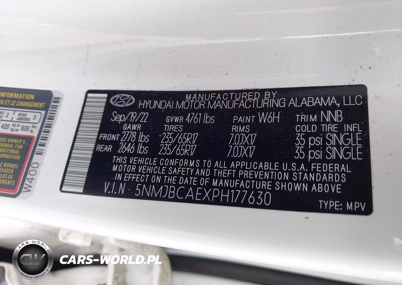 2023 Hyundai Tucson Sel VIN:5NMJBCAEXPH177630 - 9