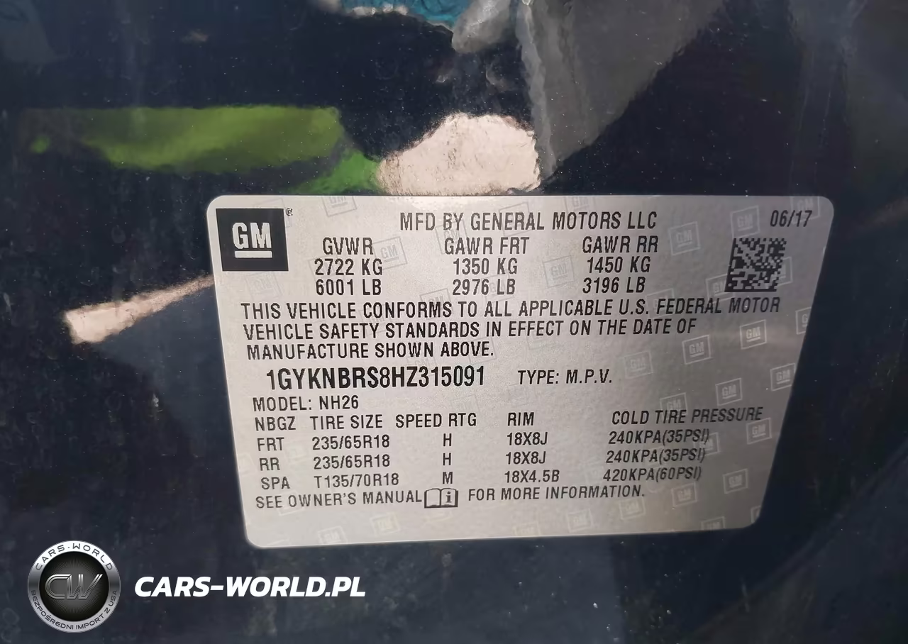 2017 Cadillac Xt5 Luxury VIN:1GYKNBRS8HZ315091 - 9