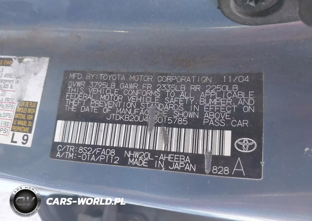 2005 Toyota Prius VIN:JTDKB20U453015785 - 9