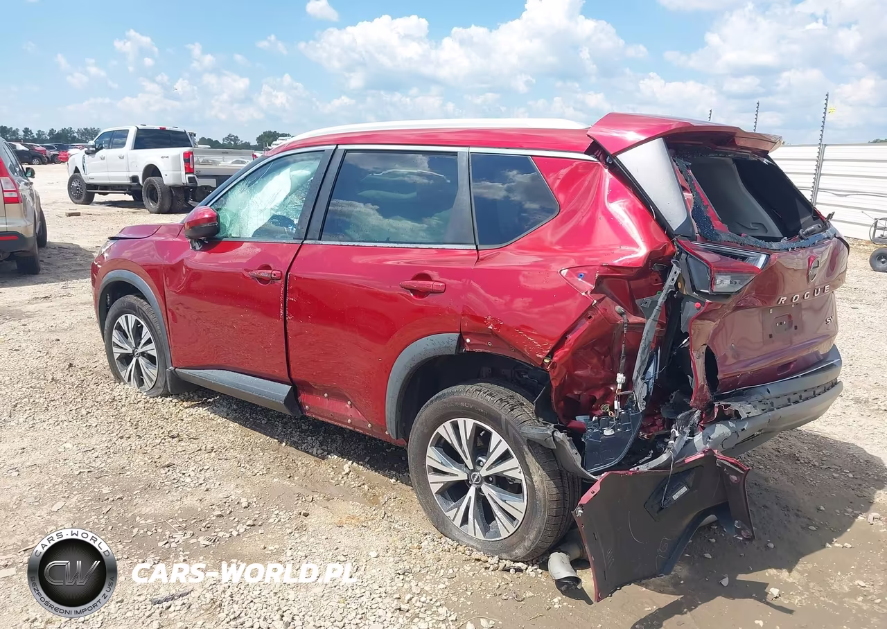 2022 Nissan Rogue Sv Fwd VIN:5N1BT3BA1NC703728 - 3