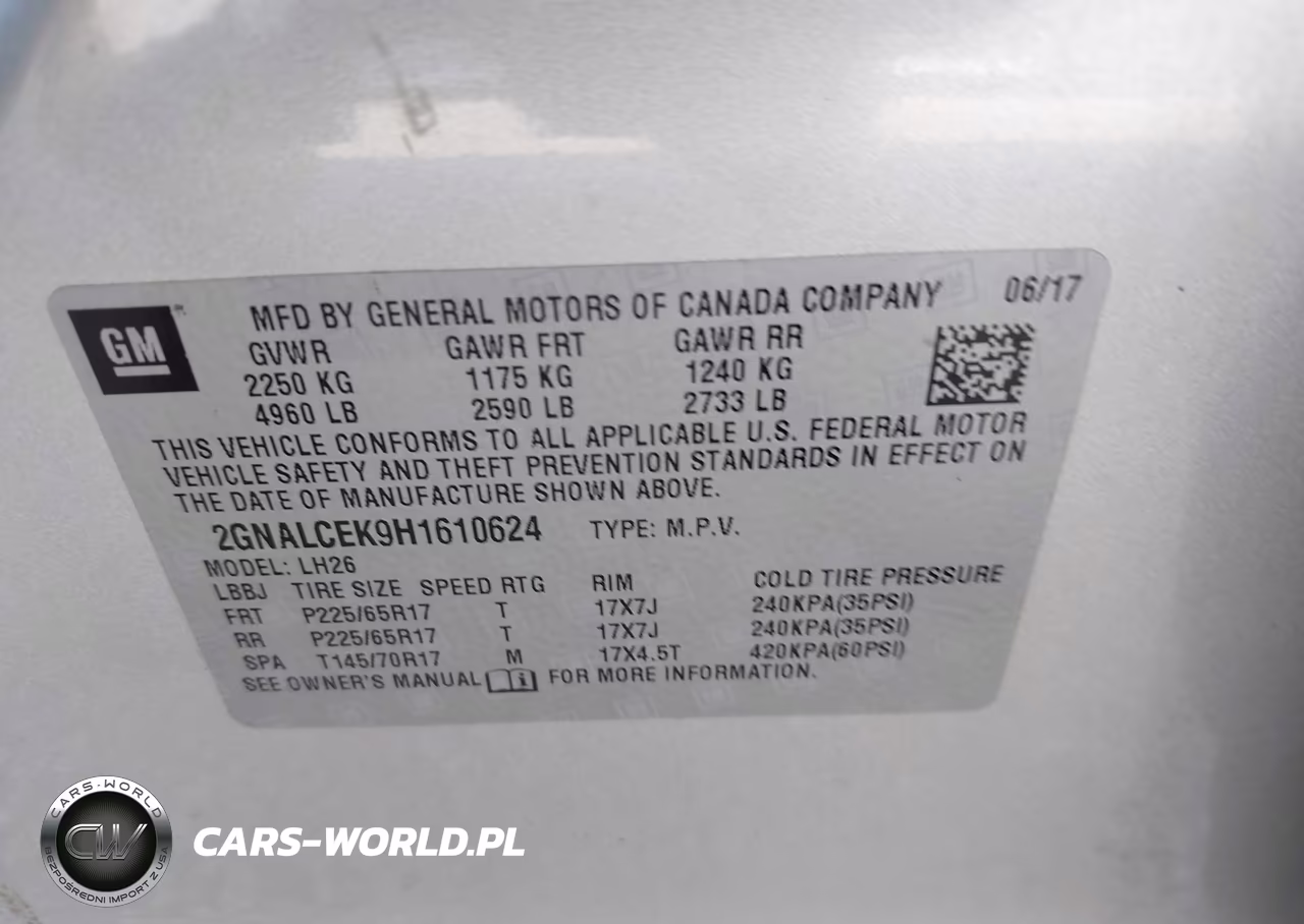 2017 Chevrolet Equinox Lt VIN:2GNALCEK9H1610624 - 9