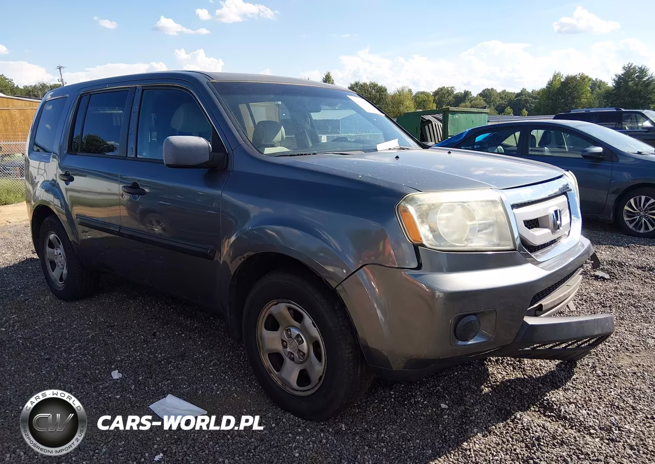 2011 Honda Pilot Lx VIN:5FNYF4H20BB051243 - 1