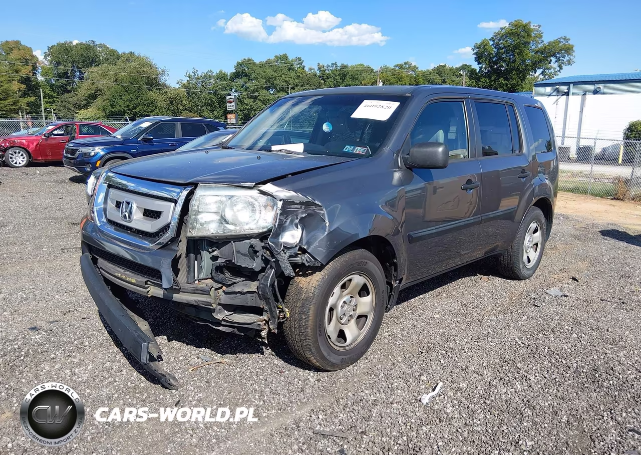 2011 Honda Pilot Lx VIN:5FNYF4H20BB051243 - 2
