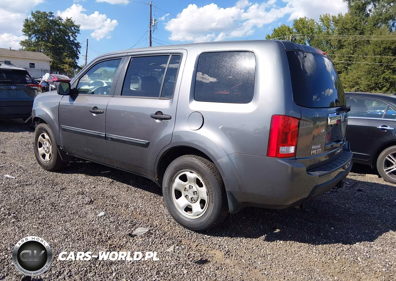 2011 Honda Pilot Lx VIN:5FNYF4H20BB051243 - 3