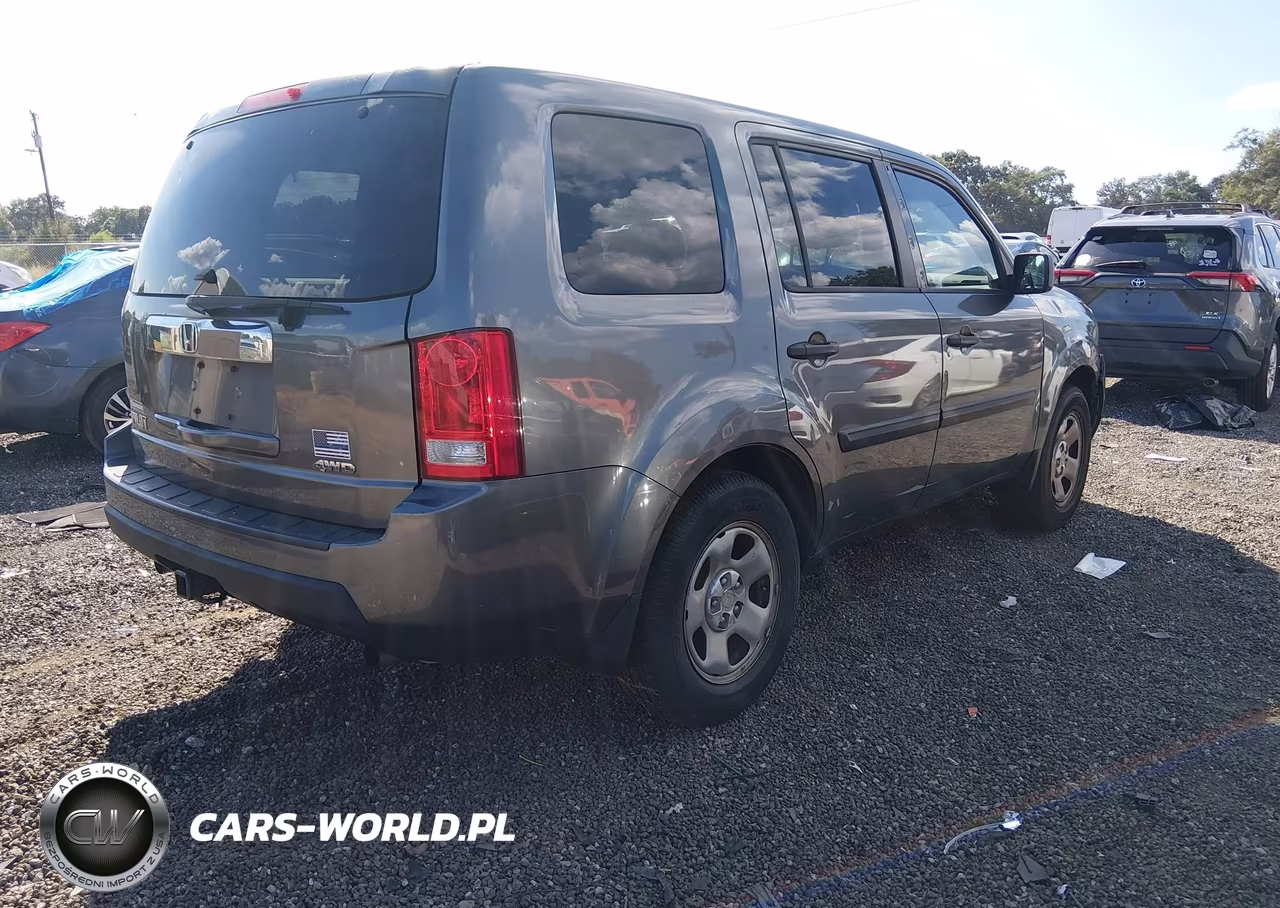 2011 Honda Pilot Lx VIN:5FNYF4H20BB051243 - 4