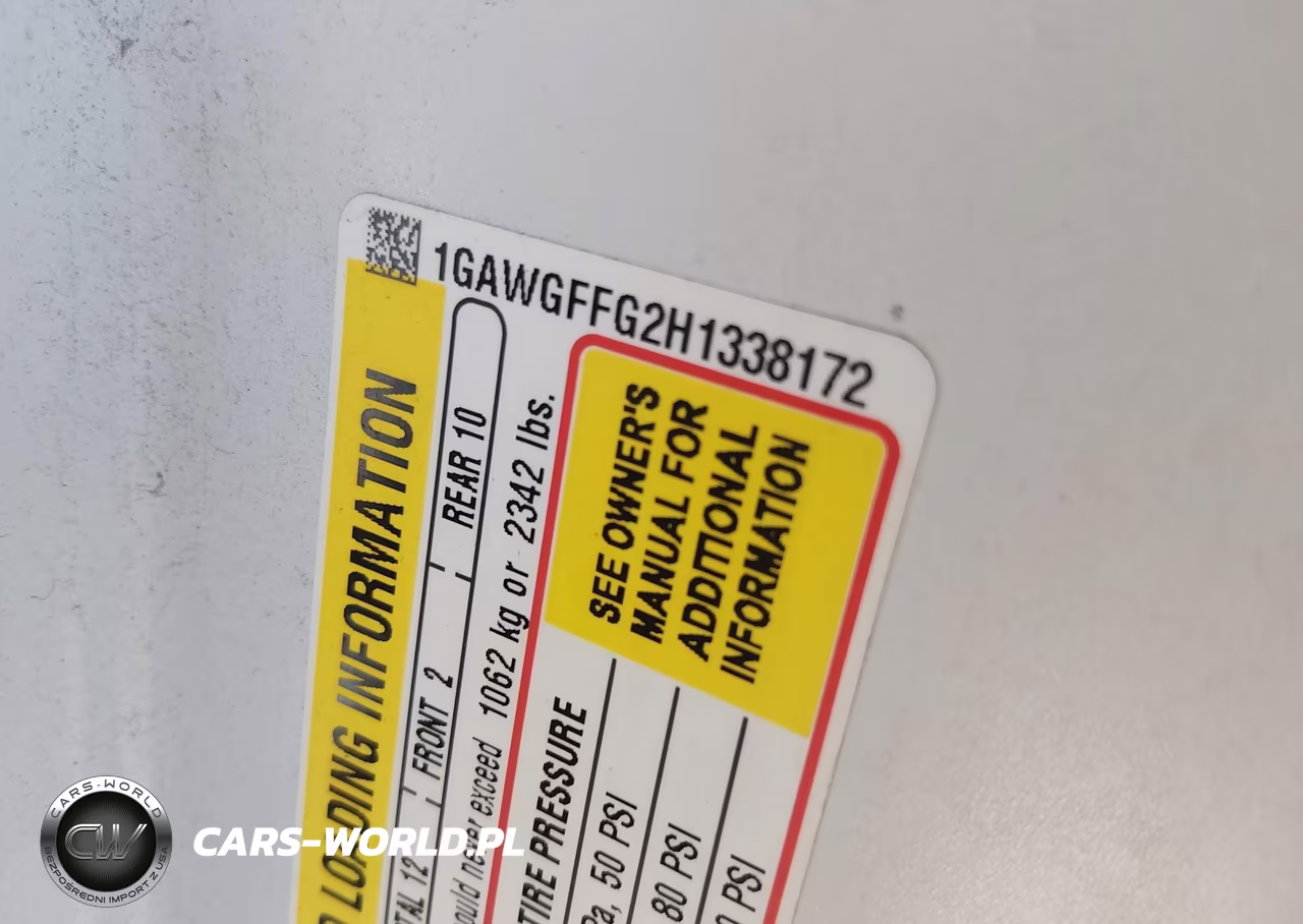 2017 Chevrolet Express 2500 Lt VIN:1GAWGFFG2H1338172 - 9