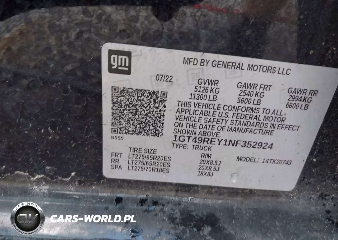2022 GMC Sierra 2500Hd 4Wd Standard Bed Denali VIN:1GT49REY1NF352924 - 9