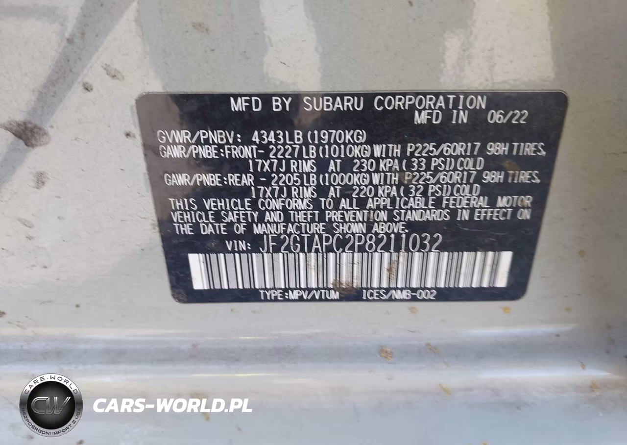 2023 Subaru Crosstrek Premium VIN:JF2GTAPC2P8211032 - 9